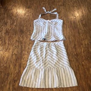 Beautiful Loft Top and Skirt